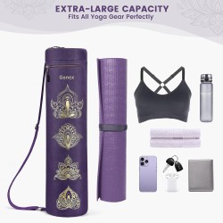 Yogamat-tas met doorlopende ritssluiting en verstelbare schouderriem
