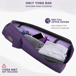 Yogamat-tas met doorlopende ritssluiting en verstelbare schouderriem